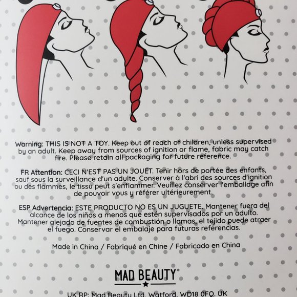 NIB Disney Minnie Mouse Towel/Hair Turban - Picture 4 of 5